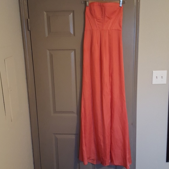 BCBGMaxAzria Dresses & Skirts - BCBG MaxAzria Strapless Maxi Bustier Dress